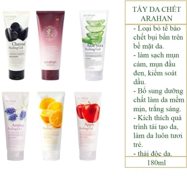 Tẩy da chết hoa quả Arahan Hàn Quốc 180ml - Đúng vị, giá 89.000đ, hàng chính hãng
