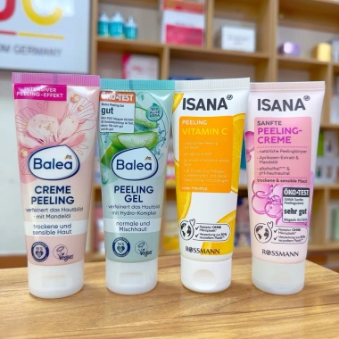 Tẩy Da Chết Mặt Balea Isana Peeling Đức 75ml - Giá chỉ 79.000đ, Da Mịn Sáng