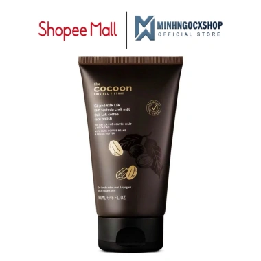 Tẩy da chết mặt cà phê Đắk Lắk Cocoon 150ml - Da mềm mại, rạng rỡ, ưu đãi 153.900