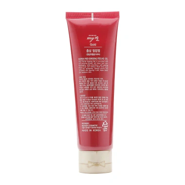 Tẩy da chết mặt trắng da cấp ẩm hồng sâm - My Gold Korea Red Ginseng Peeling Gel 130ml giá 149k 5 Tẩy da chết mặt trắng da cấp ẩm hồng sâm - My Gold Korea Red Ginseng Peeling Gel 130ml giá 149k 5