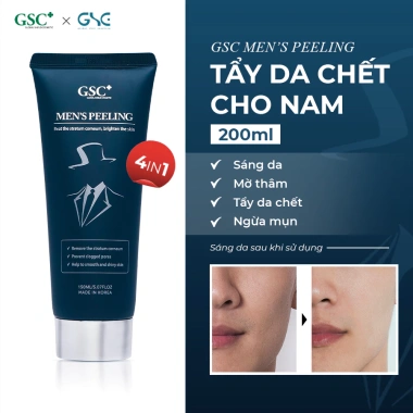Tẩy Da Chết Nam Hàn Quốc GSC Men Peeling 150ml - Kem Gel Giảm Giá 379k