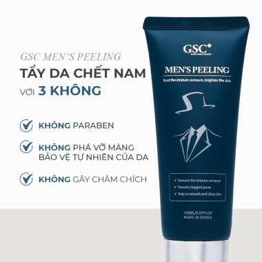 Tẩy Da Chết Nam Hàn Quốc GSC Men Peeling 150ml - Kem Gel Giảm Giá 379k