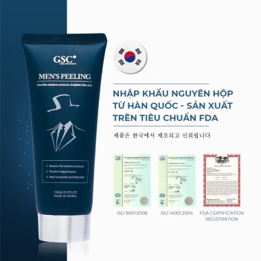 Tẩy Da Chết Nam Hàn Quốc GSC Men Peeling 150ml - Kem Gel Giảm Giá 379k