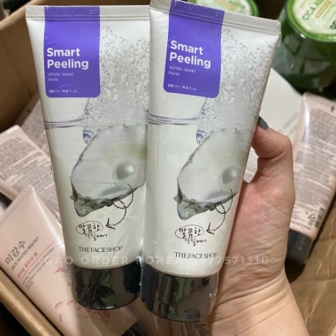 Tẩy Da Chết Ngọc Trai Trắng Da TFSHOP 120ml: Giá 135k, Dưỡng Ẩm & Sáng Da