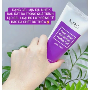 Tẩy da chết NRD AHA/BHA Hàn Quốc – Da mềm mịn, không khô, làm sạch sâu, 171.000₫