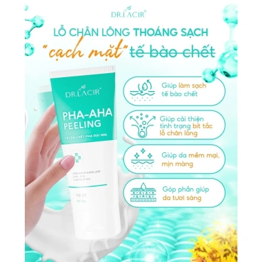 Tẩy Da Chết Sinh Học Drlacir 120g Mẫu Mới - Loại Bỏ Tế Bào Già Cỗi, Xỉn Màu, Ngừa Bít Tắc, Giá Ưu Đãi 169.000 VND 2