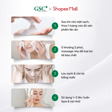 Tẩy Da Chết Sinh Học GSC Natural Peeling – Sạch Nhẹ Nhàng, Không Bào Mòn, 475k 8 Tẩy Da Chết Sinh Học GSC Natural Peeling – Sạch Nhẹ Nhàng, Không Bào Mòn, 475k 8