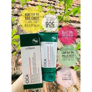 Tẩy Da Chết Tế Bào Gốc Dr.Cellio 180g - Da Mịn Sáng, Giá 320k