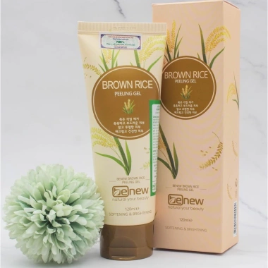 Tẩy Da Chết Trắng Da Benew Brown Rice Peeling Gel Hàn Quốc 120ml - Sữa Gạo Tự Nhiên Cho Mặt & Toàn Thân