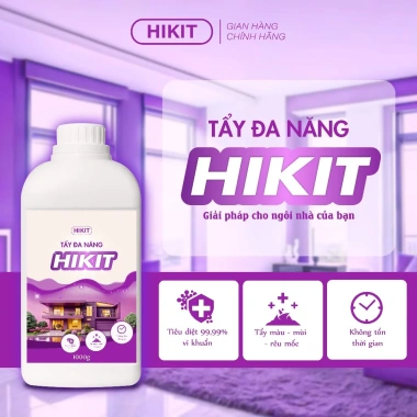 Tẩy đa năng 1kg cho nhà tắm, bồn cầu, vết ố vàng, rỉ, rong rêu sàn gạch bê tông - Chỉ 75.000 VND