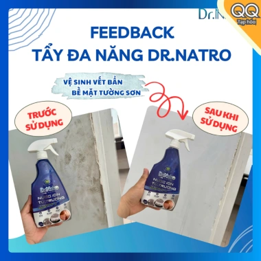 Tẩy đa năng Dr Natro - Loại cặn canxi, vết bám trên nồi chảo, đồ nhựa - An toàn, chỉ 144.000
