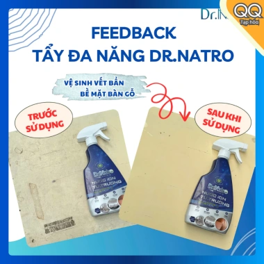 Tẩy đa năng Dr Natro - Loại cặn canxi, vết bám trên nồi chảo, đồ nhựa - An toàn, chỉ 144.000
