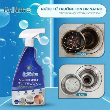 Tẩy đa năng Dr.Natro 500ml - 142k, tặng 2 miếng chà nhám, 1 khăn, 1 gói dưỡng hoa 4