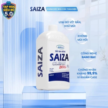 Tẩy Đa Năng SAIZA 1.000ml - Nano Bạc Diệt Khuẩn, Khử Mùi Toilet, Bồn Cầu, Sàn Gạch - 71.500đ 2