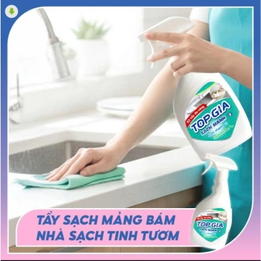 Tẩy Đa Năng TOPGIA 500ml - Xịt Tẩy Rửa Nhà Bếp, Đánh Bay Dầu Mỡ, Giá Ưu Đãi 43.000₫