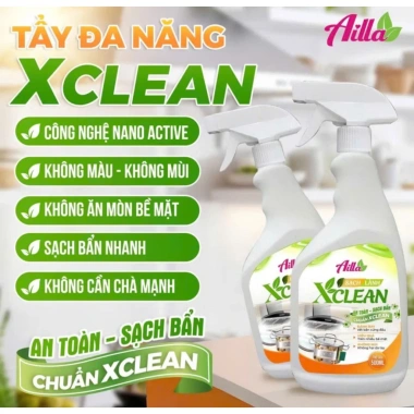 Tẩy Đa Năng XClean 500ml – Miễn Phí Miếng Cọ, Loại Bỏ Dầu Mỡ, Cặn Canxi An Toàn Cho Nhà Bếp 89.000₫ 4