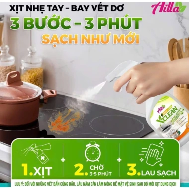 Tẩy Đa Năng XClean 500ml – Miễn Phí Miếng Cọ, Loại Bỏ Dầu Mỡ, Cặn Canxi An Toàn Cho Nhà Bếp 89.000₫ 5