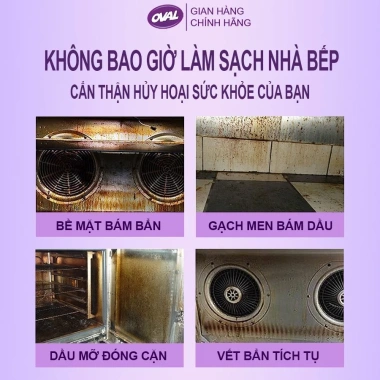 Tẩy Dầu Mỡ Bếp Gas và Bếp Từ 500g - Giảm Giá 35K, Loại Bỏ Mùi, Sạch Đáy Xoong, Chảo, Tường Bếp 2