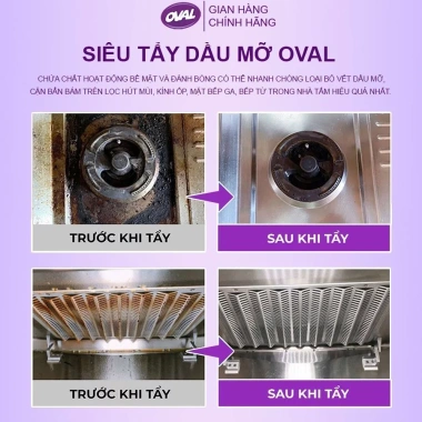 Tẩy Dầu Mỡ Bếp Gas và Bếp Từ 500g - Giảm Giá 35K, Loại Bỏ Mùi, Sạch Đáy Xoong, Chảo, Tường Bếp 3