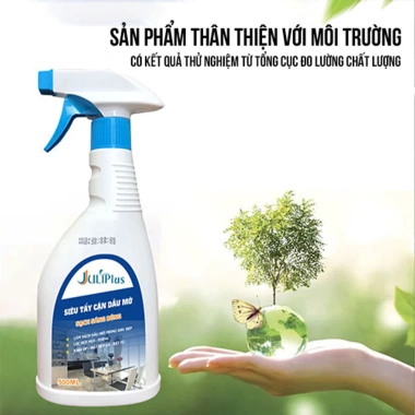 Tẩy dầu mỡ nhà bếp Juliplus 500ml - Đa năng làm sạch lưới lọc máy hút mùi, bếp ga, tường gạch ốp - Giá ưu đãi 99.000₫