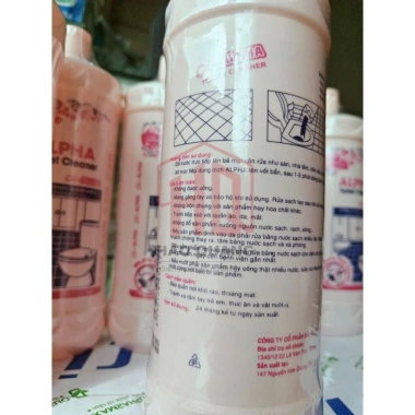 Tẩy Hồng Alpha 960ml Nước Tẩy Toilet Đậm Đặc Diệt Khuẩn: Hiệu Quả, Giá 50.050 VND