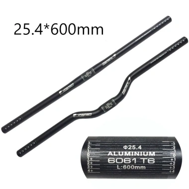 Tay lái nhôm EHES xe đạp leo núi 600mm Riser 25,4mm - Siêu bền, nhẹ, giá ưu đãi 135k