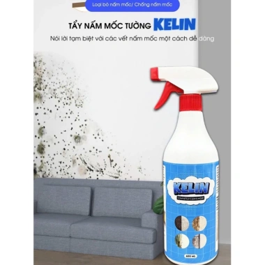 Tẩy mốc trần tường KELIN 650ml - Tẩy vết mực, làm sạch, roang cao su, giá 69.000₫