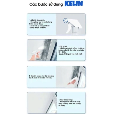 Tẩy mốc trần tường KELIN 650ml - Tẩy vết mực, làm sạch, roang cao su, giá 69.000₫ 6 Tẩy mốc trần tường KELIN 650ml - Tẩy vết mực, làm sạch, roang cao su, giá 69.000₫ 6