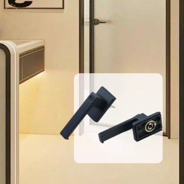 Tay nắm cửa phòng tắm Khóa cửa đơn giản chuyên nghiệp cho cổng nhà để xe giá chỉ 207.900 VND 4