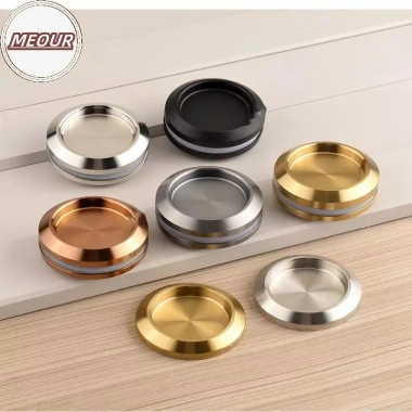 Tay nắm cửa vô hình thép không gỉ đa chức năng - Tay cầm tủ trượt, giấu kín, nhúng nội thất, phù hợp cửa kính - 65.230₫