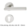 Tay nắm gạt cửa phòng Hafele 903.92.556 - Thiết kế hiện đại, giá ưu đãi 356.070₫ 2