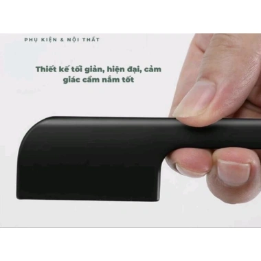 Tay nắm nhôm màu đen chất lượng cao - Giá chỉ 15.000đ, giảm mạnh từ 18.000đ