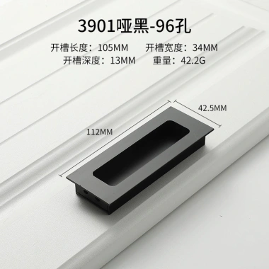 Tay nắm tủ nhôm hợp kim - Tay cầm ngăn kéo vô hình, giảm giá 20% cho tủ quần áo 10