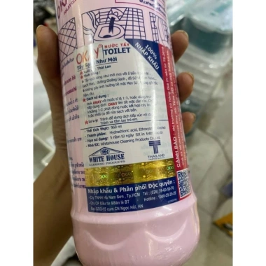 Tẩy Okay Thái Lan nhập khẩu chính hãng - Sạch bồn cầu, gạch men, vệ sinh, 18.000₫