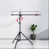 Tay Quay 720 độ Đa Năng Gắn Tripod Điện Thoại, Chân Đèn 65cm - Giá 120k 2
