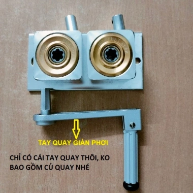 Tay quay giàn phơi đa năng 999A 999B Sankaku Giá ưu đãi 70.000đ 4 Tay quay giàn phơi đa năng 999A 999B Sankaku Giá ưu đãi 70.000đ 4