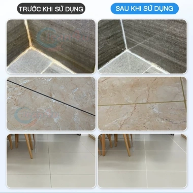Tẩy Ron Gạch Men: Dung Dịch Vệ Sinh Đường Chỉ, Loại Ố & Vết Đen, Giá 85.000đ (Giảm từ 107.950đ) 7 Tẩy Ron Gạch Men: Dung Dịch Vệ Sinh Đường Chỉ, Loại Ố & Vết Đen, Giá 85.000đ (Giảm từ 107.950đ) 7
