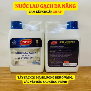 Tẩy Rong Rêu Đa Năng ZIFAT 1.000ml - Xóa Cặn Bẩn, Vết Ố Trên Gạch Men, Xi Măng, Sứ - 58.994đ