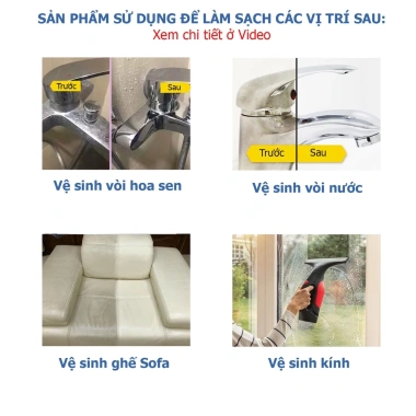 Tẩy rửa đa năng 500ml Xóa mọi vết bẩn nội thất gia đình, văn phòng, giá 105.000₫ 5 Tẩy rửa đa năng 500ml Xóa mọi vết bẩn nội thất gia đình, văn phòng, giá 105.000₫ 5