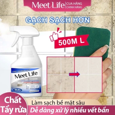 Tẩy Sàn Gạch 500ml - Dung dịch tẩy xi măng, loại bỏ cặn vết ố, nấm mốc, giá ưu đãi 66.071₫ (giá gốc 79.285₫)
