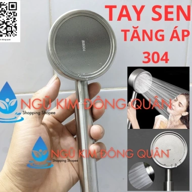 Tay sen tăng áp inox 304 -030T, vòi sen tăng áp, bền cao, giá ưu đãi 57,780 VND