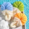 Tẩy tế bào chết bóng tắm hình bí ngô - Loofah mềm tạo bọt, da mượt, giao hàng địa phương 2