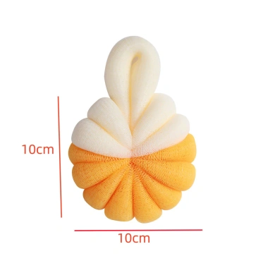 Tẩy tế bào chết bóng tắm hình bí ngô - Loofah mềm tạo bọt, da mượt, giao hàng địa phương