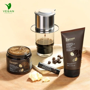 Tẩy Tế Bào Chết Cà Phê Đắk Lắk Cocoon 150ml - Dưỡng Da Vegan, Giá 157.500 VND 6 Tẩy Tế Bào Chết Cà Phê Đắk Lắk Cocoon 150ml - Dưỡng Da Vegan, Giá 157.500 VND 6
