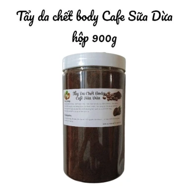Tẩy Tế Bào Chết Cafe Sữa Dừa 900g - Chất Đặc, Nhiều Hạt Mịn, Giá 64.999 VND