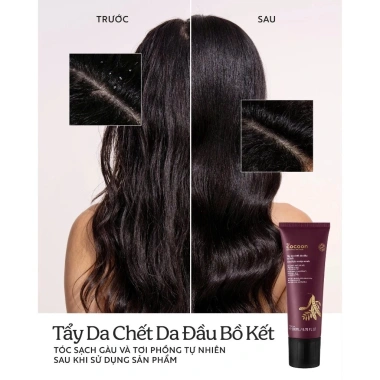 Tẩy Tế Bào Chết Da Đầu Bồ Kết Cocoon Gleditsia Scalp Scrub 200ml Giảm Ngứa Tóc Bồng Bềnh Giá 179.000 VND 4 Tẩy Tế Bào Chết Da Đầu Bồ Kết Cocoon Gleditsia Scalp Scrub 200ml Giảm Ngứa Tóc Bồng Bềnh Giá 179.000 VND 4