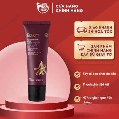 Tẩy Tế Bào Chết Da Đầu Cocoon Bồ Kết 200ml - Giảm Gàu, Tóc Phồng, Gleditsia Scalp Scrub - 279.000₫ Tẩy Tế Bào Chết Da Đầu Cocoon Bồ Kết 200ml - Giảm Gàu, Tóc Phồng, Gleditsia Scalp Scrub - 279.000₫