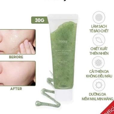 Tẩy Tế Bào Chết Huxley Scrub Mask Sweet Therapy 30g-120g - Tẩy Da Chết, Loại Bỏ Cặn Bẩn, Giá 97.760₫ 5 Tẩy Tế Bào Chết Huxley Scrub Mask Sweet Therapy 30g-120g - Tẩy Da Chết, Loại Bỏ Cặn Bẩn, Giá 97.760₫ 5