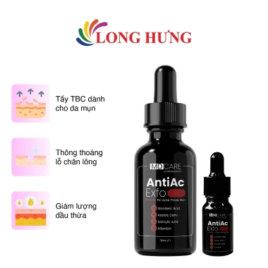 Tẩy tế bào chết MD CARE AntiAc Exfo 10ml-30ml - Da mịn sáng, giảm mụn, giá chỉ 179.000đ