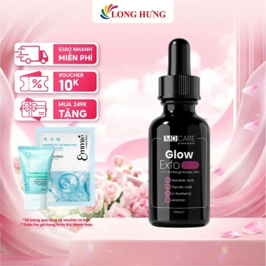 Tẩy tế bào chết MD CARE Glow Exfo 10ml 30ml Dưỡng sáng da, giảm giá 179.000 VND